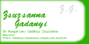 zsuzsanna gadanyi business card